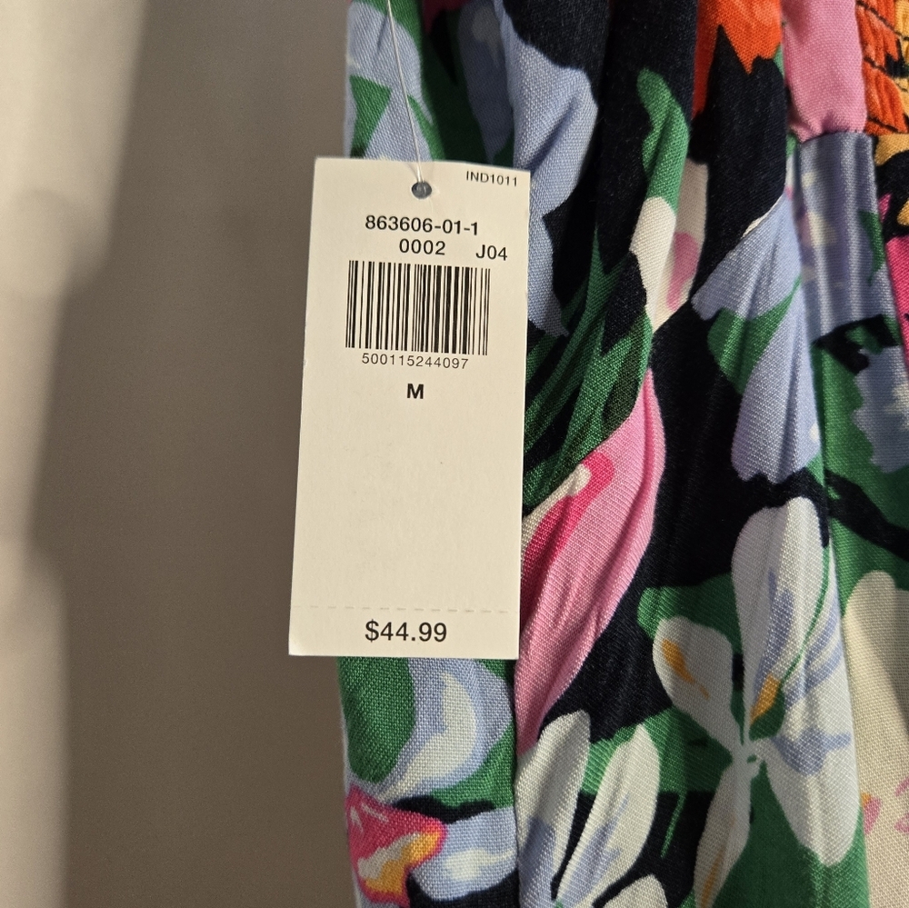 Old Navy Floral Swing Sundress Size Medium NWT - Picture 4 of 8